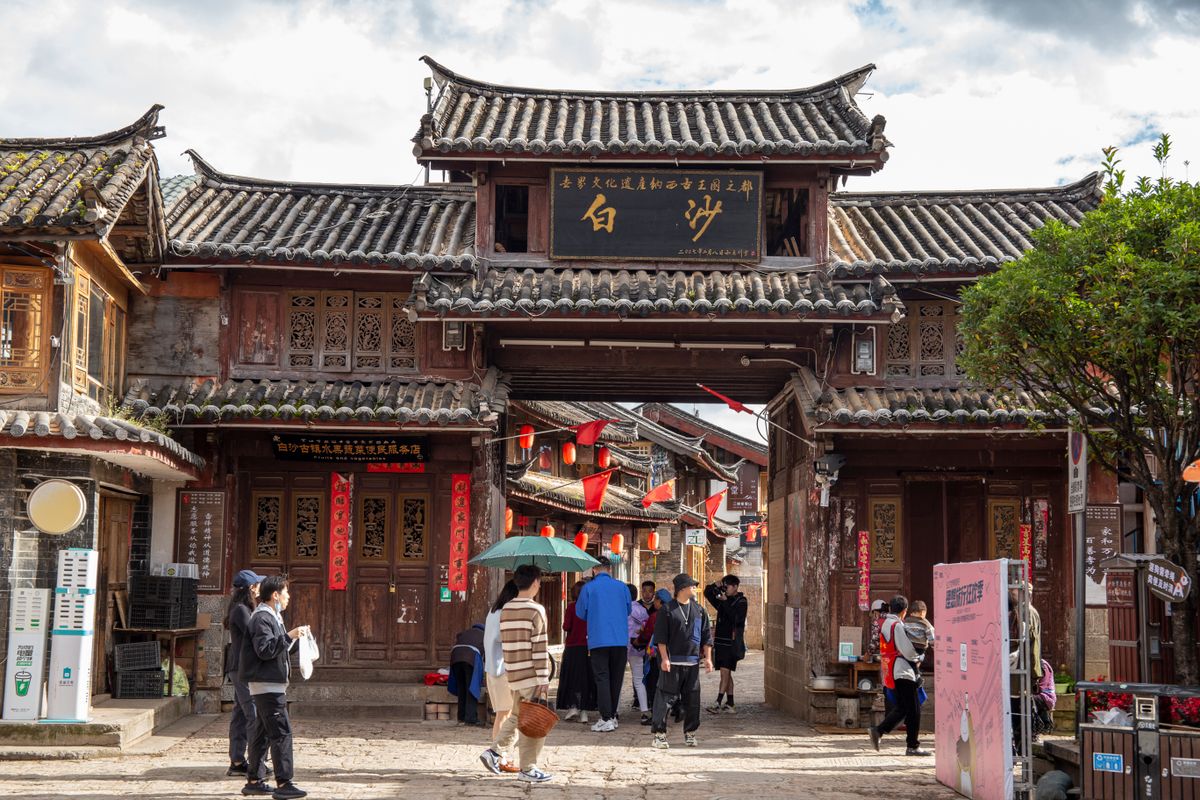 Old town streets of Lijiang, Yunnan